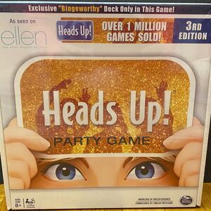 Heads Up Party Game 3rd Edition As Seen On Ellen - New, Sealed.